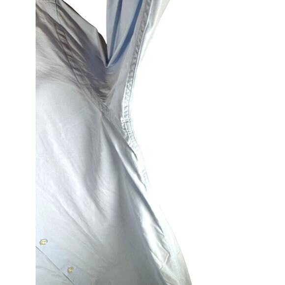 Hugo Boss Sharp Fit Men’s Dress Shirt 15.5 32/33 Baby Blue Long Sleeve Button-Up - Picture 11 of 11